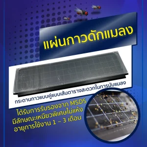 แผ่นกาวดักแมลง สำหรับเครื่องดักแมลง Vector Plasma