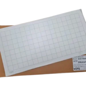 แผ่นกาวดักแมลง 24×47 ซม. (สีขาว)