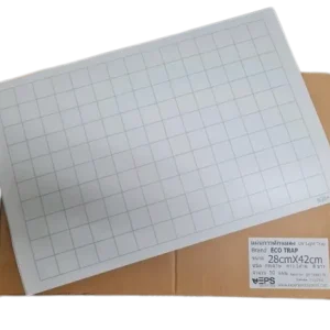 แผ่นกาวดักแมลง Insect trap 28 × 42 ซม. (สีขาว)